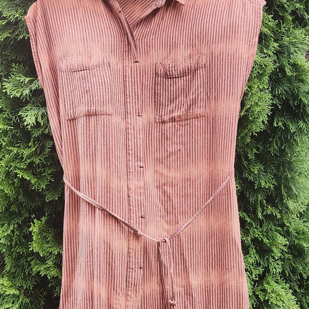 Kavu button shirt dress